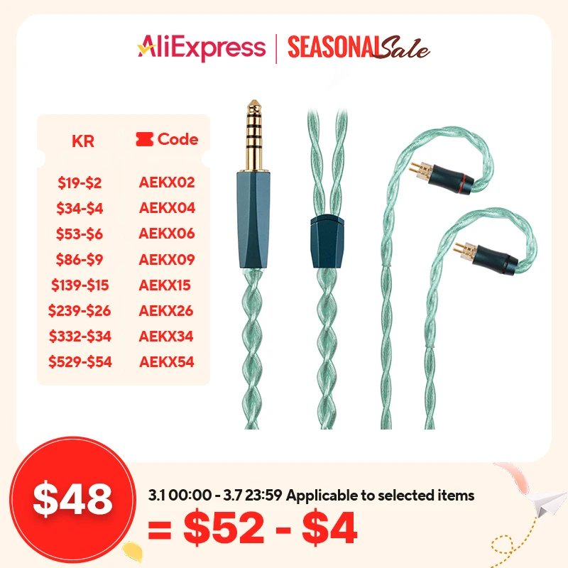 

NICEHCK FourMix Flagship Earphone Cable Quaternary Alloy Upgrade Wire MMCX 0.78 N5005 Pin For NX7MK4 F1 S12 Olina tangzu fudu