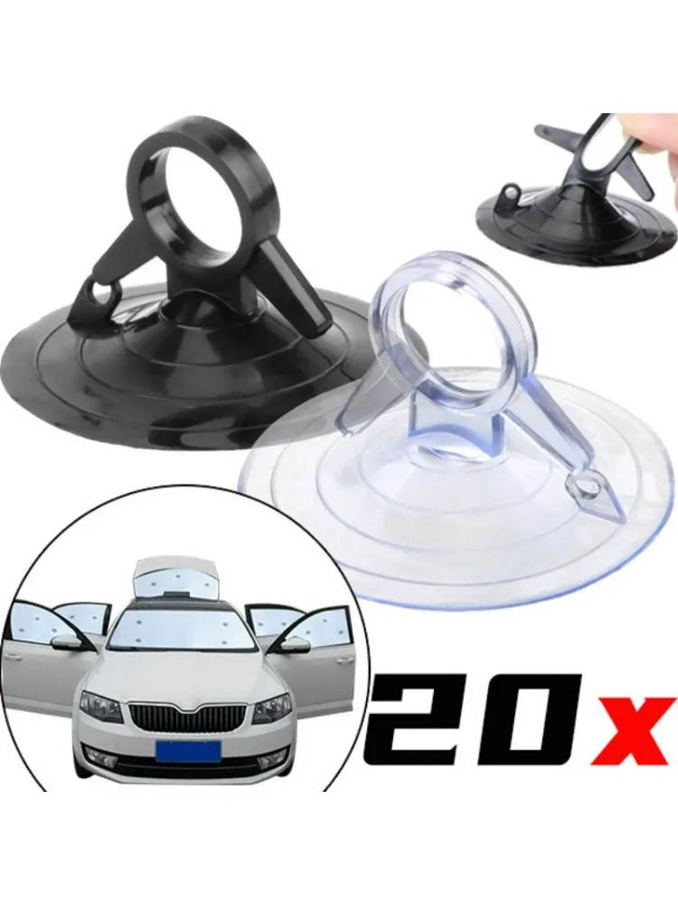 45mm łazienka toaleta przyssawka samochodowa osłona przeciwsłoneczna przyssawki kubki z PVC przezroczyste gumowe plastikowe przyssawki osłona przeciwsłoneczna do samochodu przyssawki — zdjęcie 2