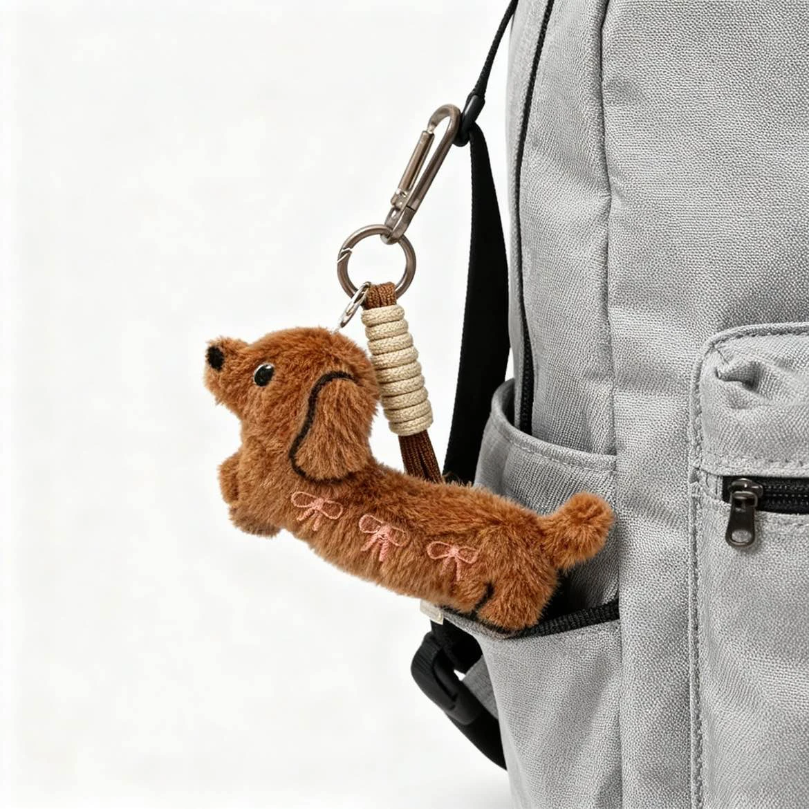 Bag Pendant Backpack Accessory Sweet Little Dog Pendant Lipstick Dog Decorations Rearview Mirror Accessory Cute School Shopping