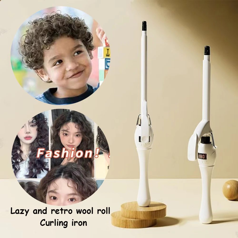 

9mm/13mm/16mm Electric Hair Curler Tongs LCD Twisty Wand Curling Curl Pliers Flat Iron Corrugated Wave Hair Supplies