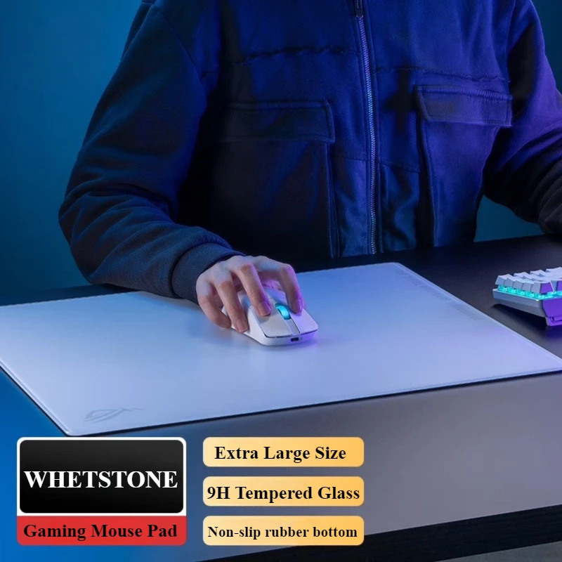 لوحة ماوس للألعاب من الزجاج المقسى الناعم ، حصيرة مكتب مخصصة ، ملحقات الألعاب ، ACE L ، FPS ، طاولة Esport ، ترقية