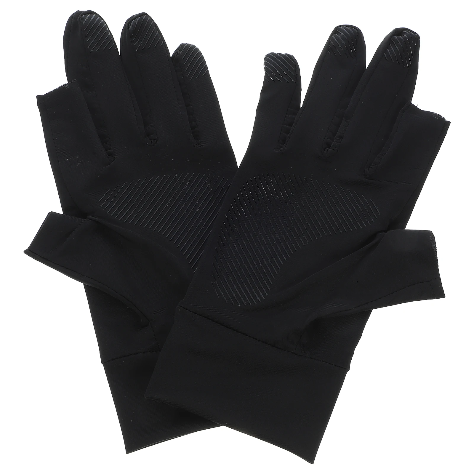 

Sun Protection Gloves Silk Anti UV Cycling Shockproof Non Slip Fishing Accessories Green Color Outdoor