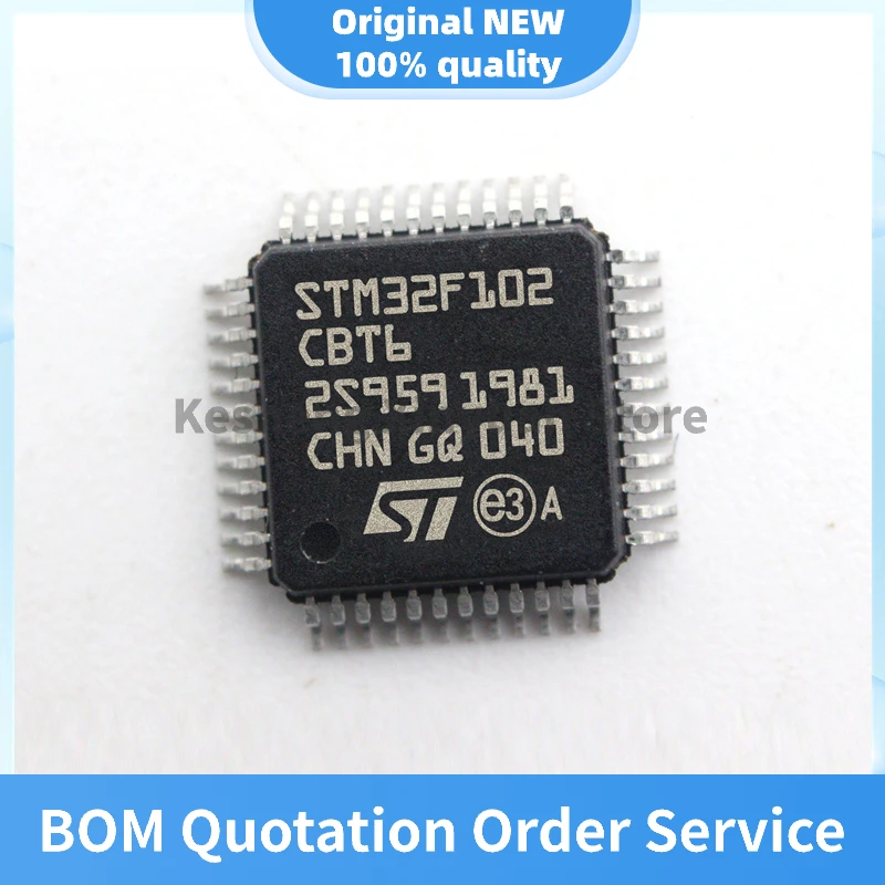 

Original authentic STM32F102CBT6 package QFP48 single chip ARM microcontroller-MCU