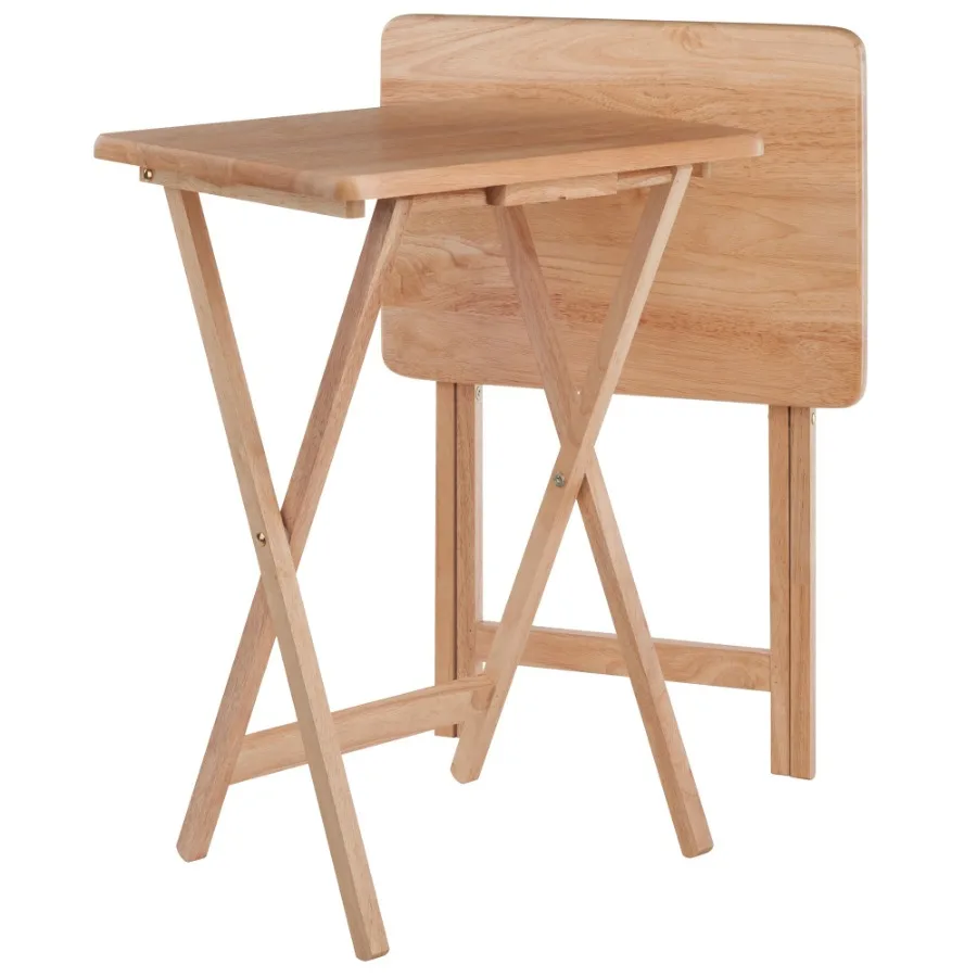 

Alex 2Pc Snack Table Set; Natural