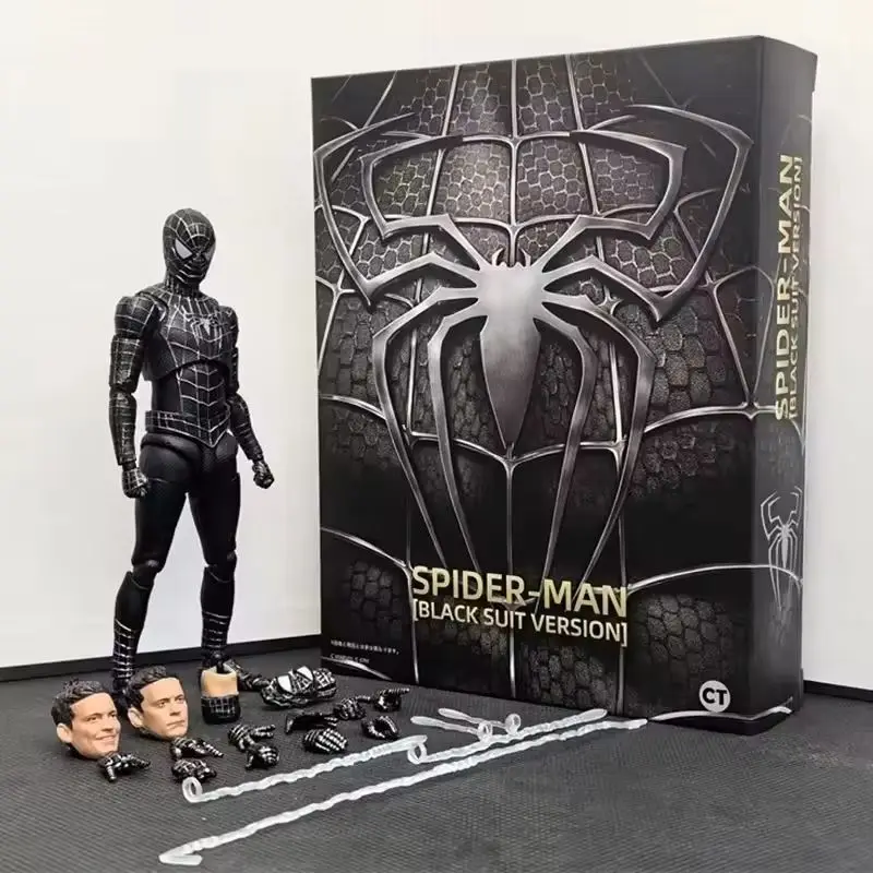 Ct الرجل العنكبوت 3 Tobey Maguire عمل الشكل Ct نسخة سبايدرمان 14cmanime تمثال بولي كلوريد الفينيل تمثال نموذج جمع دمية ديكورا هدية #4