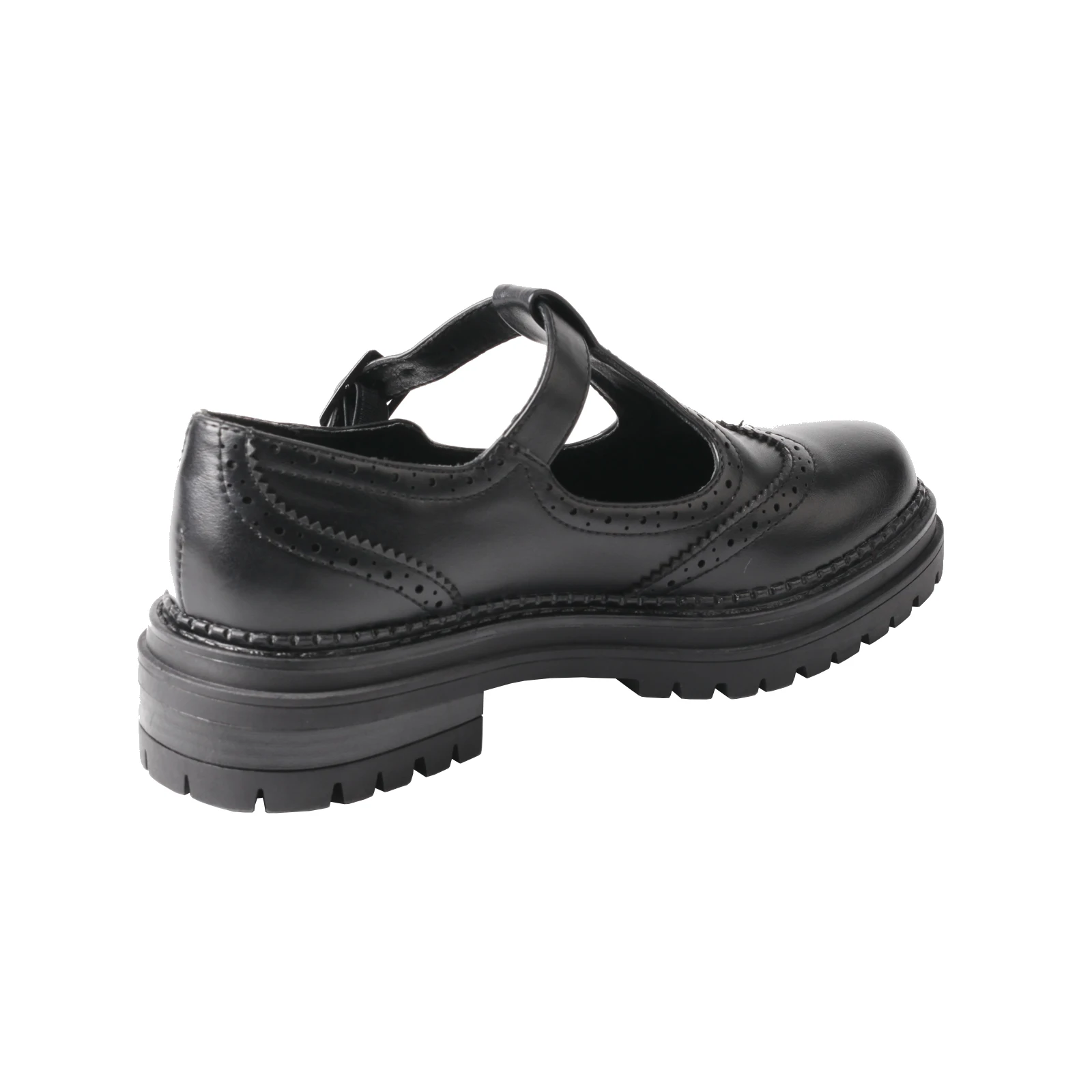 Retro Round Head Carved Women's Brogue Leather Shoes Spring Summer Collection Comfortable Design Classic Style