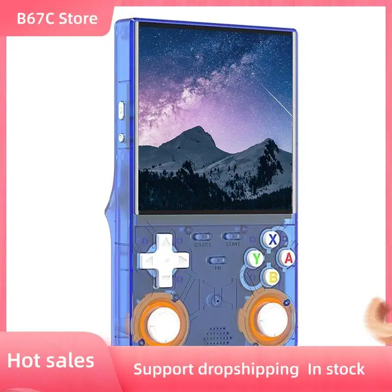 

Портативная игровая консоль B67C R36ultra, портативная ретро 4,0-дюймовая система Linux с открытым исходным кодом, видеоплеер с хранилищем 64 ГБ