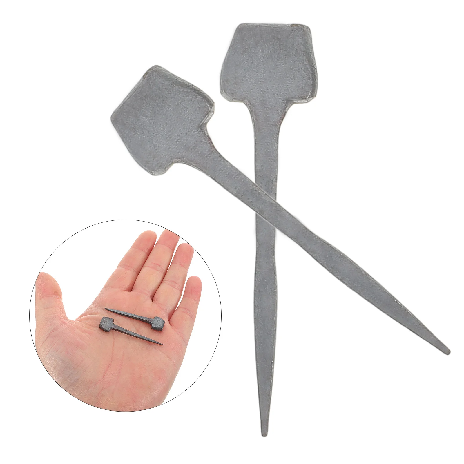 10pcs Horseshoe Horse Fixators Lightweight Iron for Horse Tack Hoof Trimming Repair Practical Strong