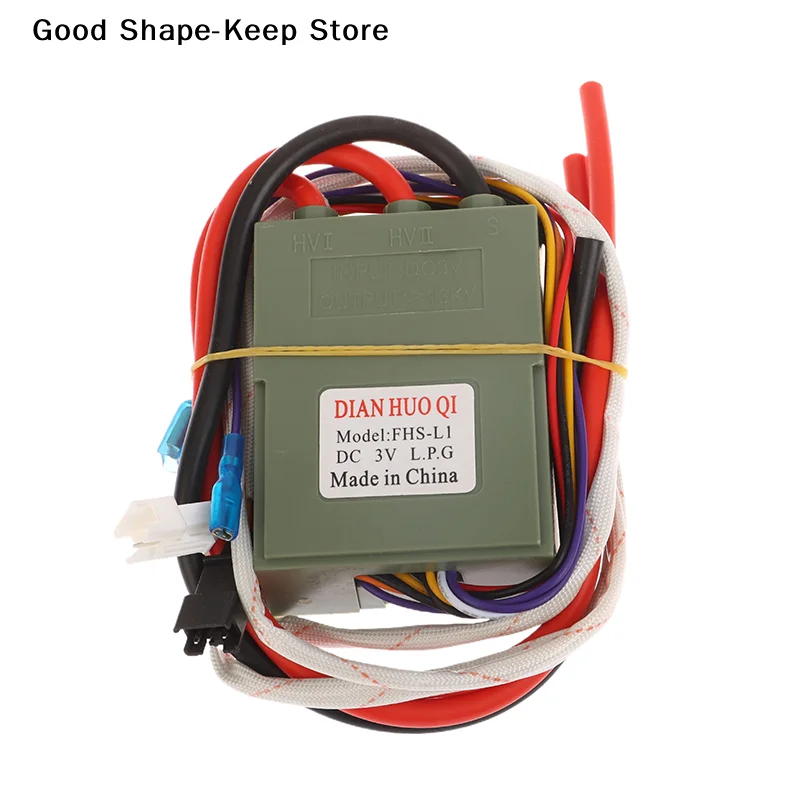 dailyDC 3V Gas Stove Double Ignition With Temperature Control And Display Pulse Igniter 12 Wires For Gas Water Heater