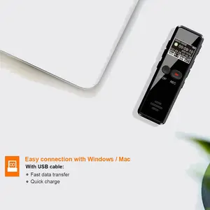 Vandlion V90C 64GB Perekam Suara Audio Digital Berkualitas Tinggi Perekaman Suara Layar Tampilan Warna-warni Pemutar MP3 Rekaman Waktu Nyata 12 perekam multitrack penjualan terbaik - №