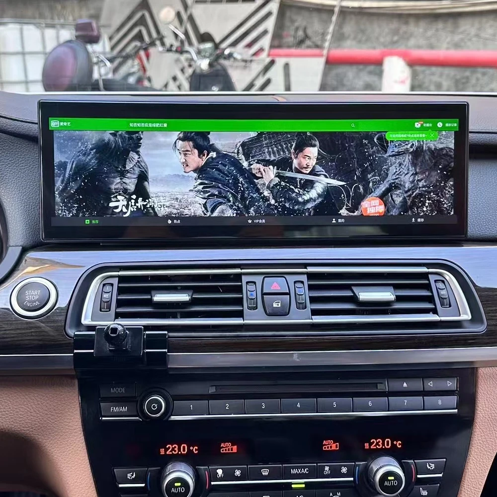 15inch 3K QLED Screen Car Radio Multimedia Vedio Player for BMW 7 Series F01 F02 NBT CIC Automotive New Android Smart System BT