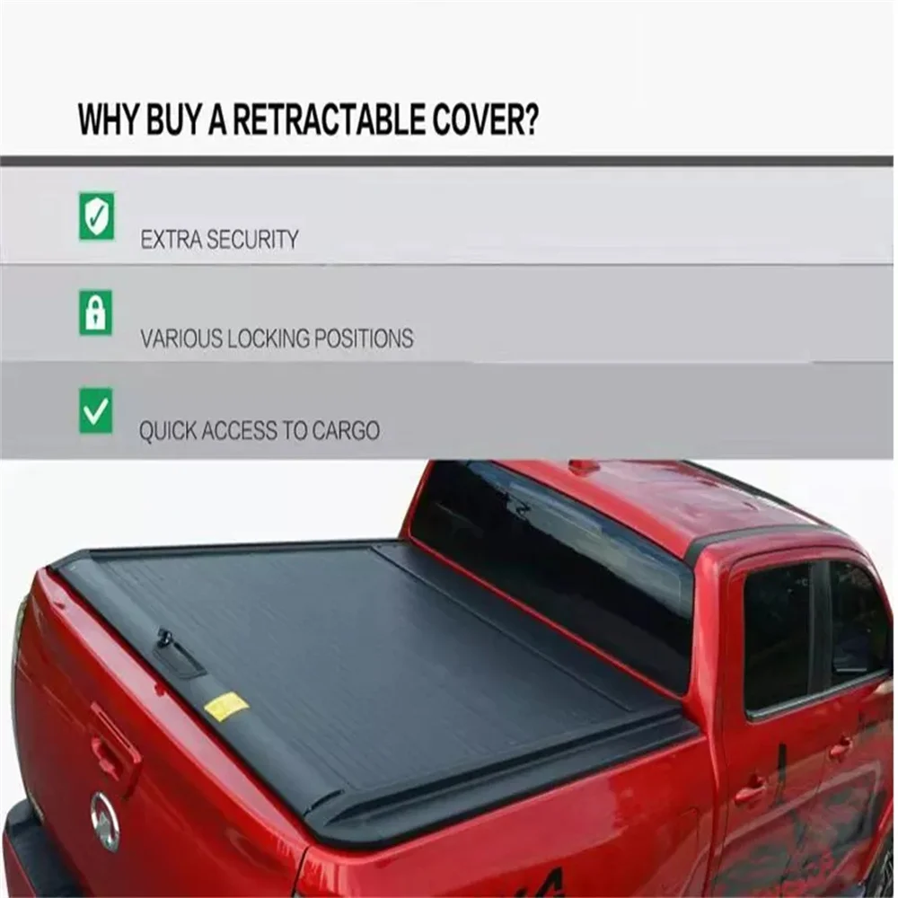 Pickup truck bed tonneau cover for mazda bt50 bt-50 isuzu dmax d-max reomax great wall wingle  HJ