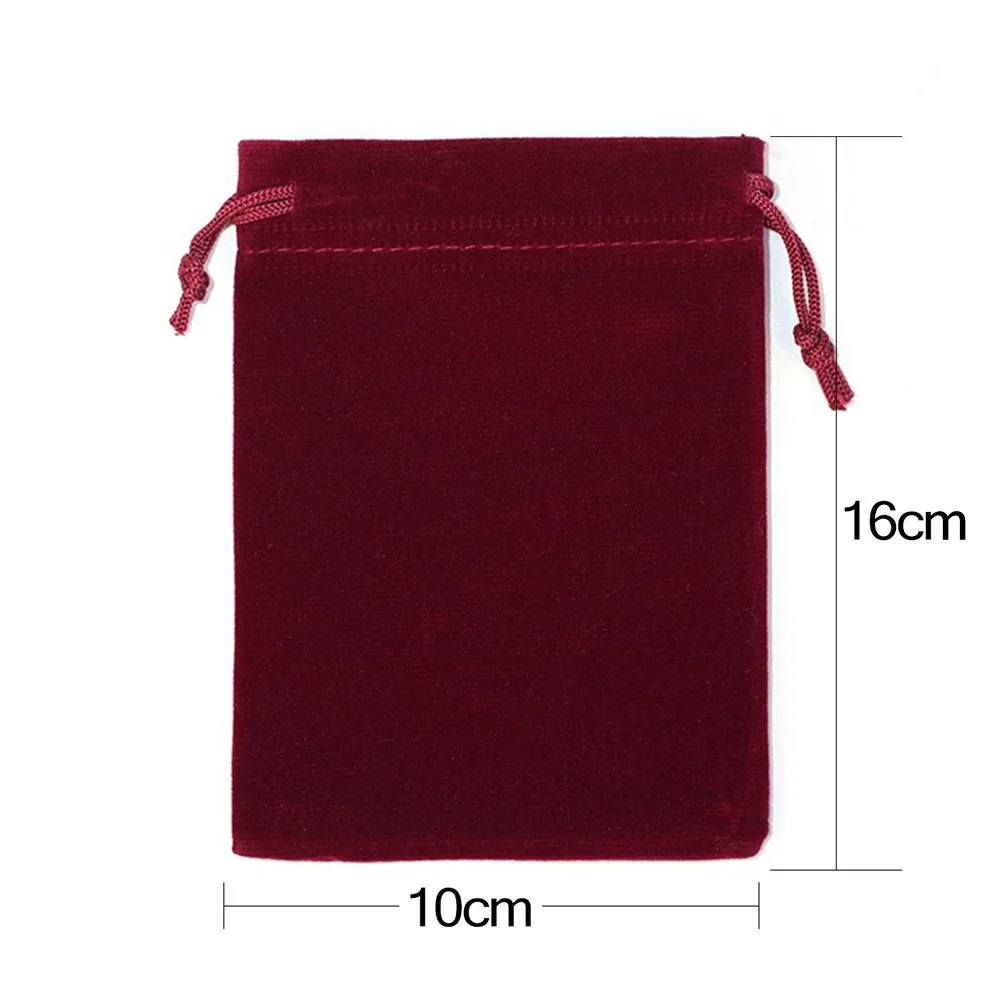 30pcs Gift Pouches Black Velvet Jewellery Wedding Packing Sack Money Bag Drawstring - 3