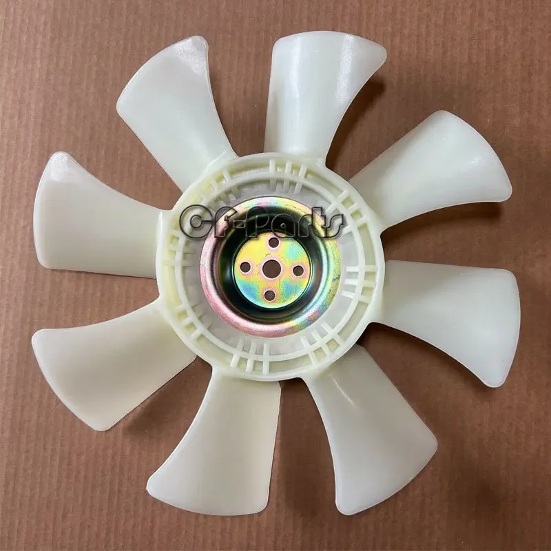 S4F 30648-50500 4 HOSES 8 BLADES FAN BLADE FIT MITSUBISHI ENGINE KATO HD250 4M40