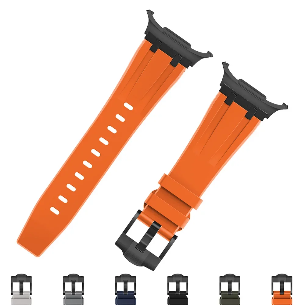 

Силиконовый браслет для Samsung Galaxy Watch 7 Ultra 47 мм, мужской ремешок для SAMSUNG GALAXY ULTRA 47 47 мм, спортивный ремешок, роскошный ремешок для часов