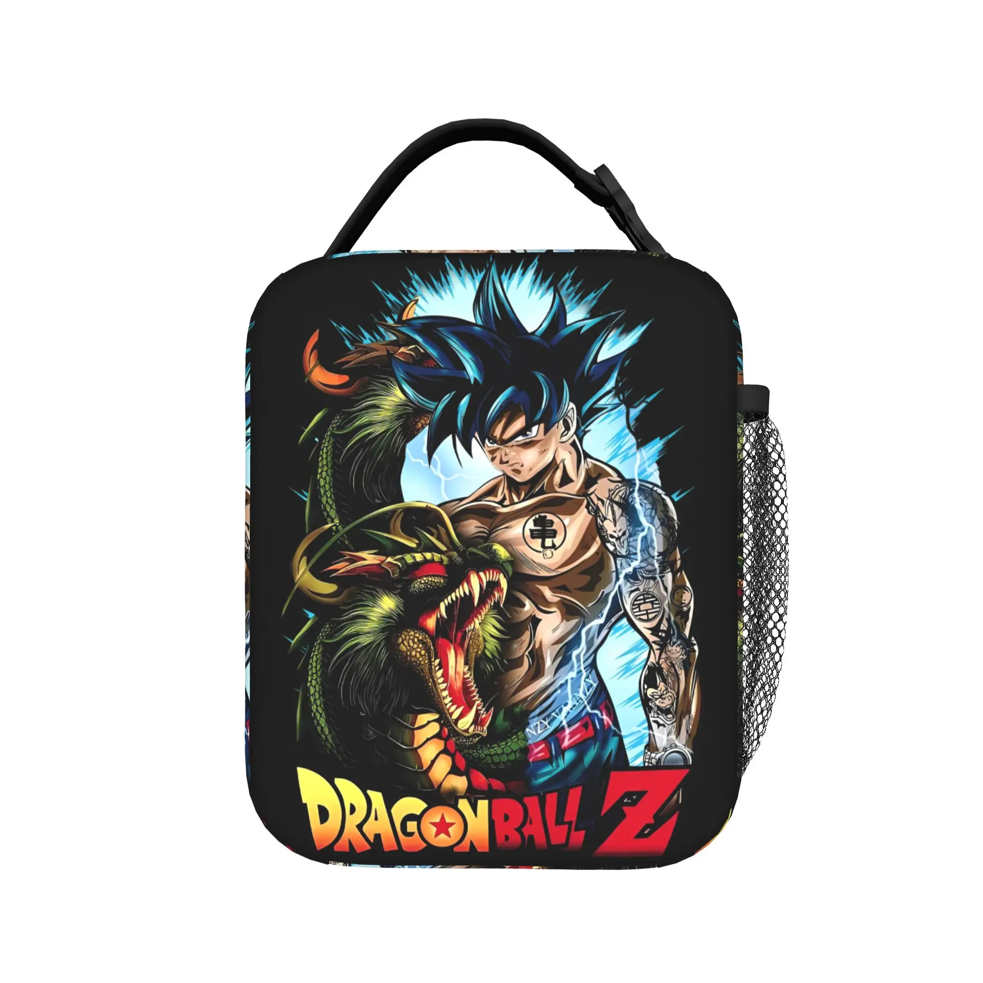 Anime DBZ Insulated Lunch Bags Cooler Bag Reusable,Meal Container  Large Tote Lunch Box Girl Boy Office  Picnic view 2