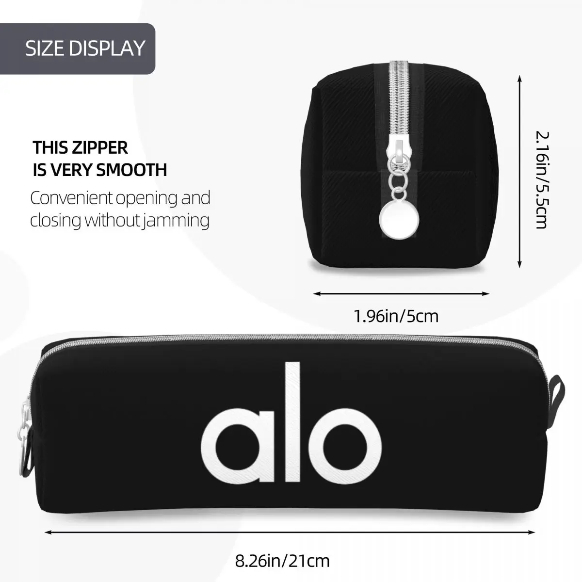 Imagem -04 - A-alos-pencil Case With Zipper Material Escolar Papelaria Box Grande Capacidade Bolsa Pen Classic