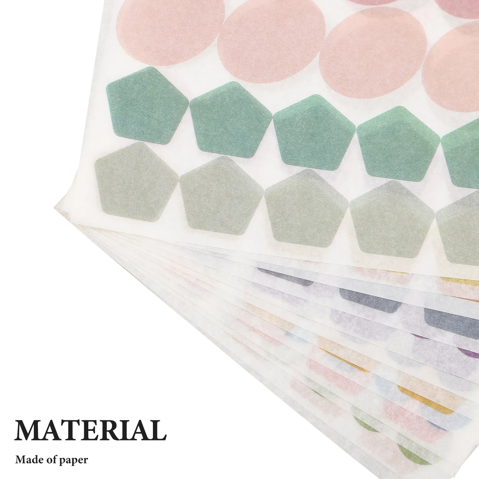 12Sheets Washi Sticker Sheets Journaling Essentials Geometric DIY Planner Decor Scrapbook Embellishments Japanese Stationery