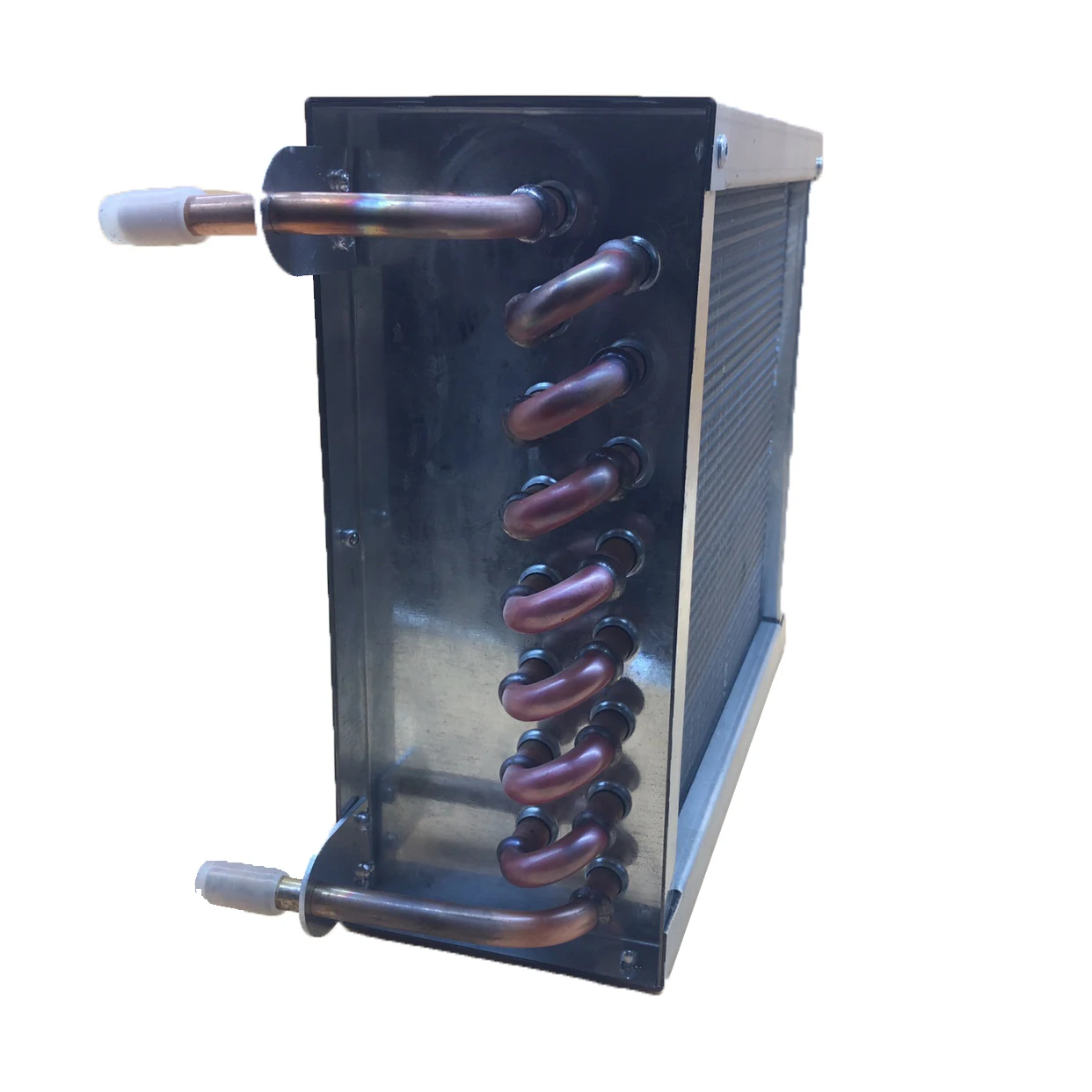 2HP fin & tube heat exchanger is great choice for air dryer, freezer dryer,dehumdifier and heat pump clothes dryers as condenser