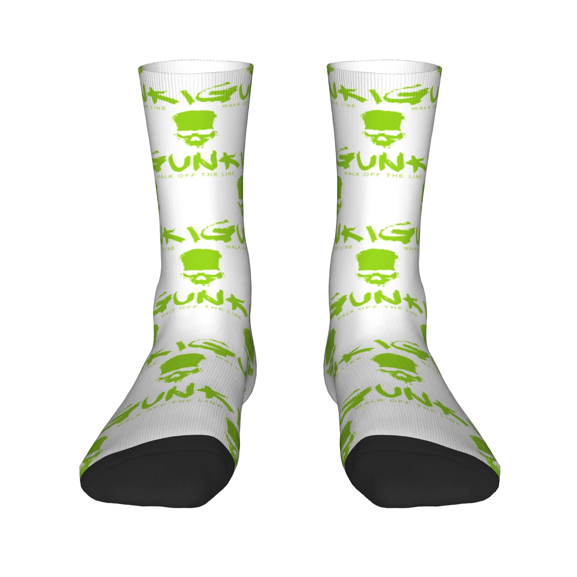 

Gunkis Logo Men's Crew Socks Unisex Kawaii 3D Printing Dress Socks