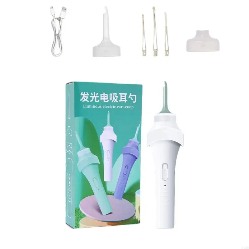 

Rechargeable Electric Suction Ergonomic Grip Portable Earwax Cleaner Remover