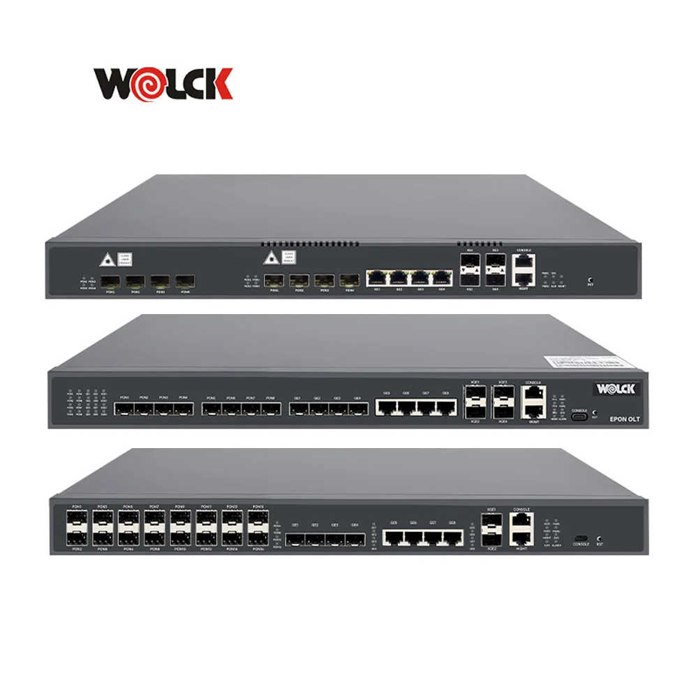 

4 8 16-портовый GEPON OLT Cdata 8 Puertos FTTH Волоконно-оптический Wolck 4/8/16 портов PON EPON OLT