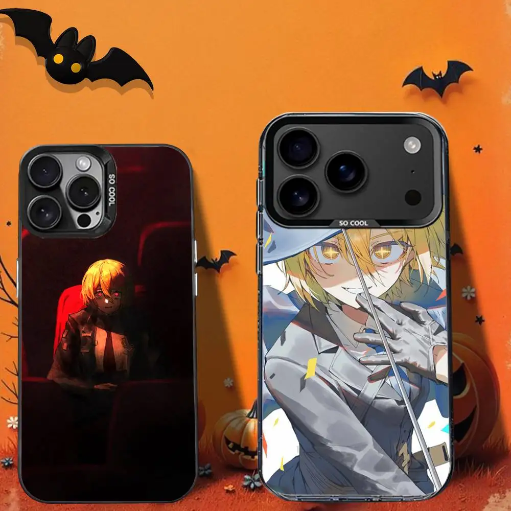 

L-Limbus Company QuixoteS Phone Case For iPhone 12,16,11,14,13,17,15,E,Max,Plus,Air,Pro,Mini black Shockproof Cover