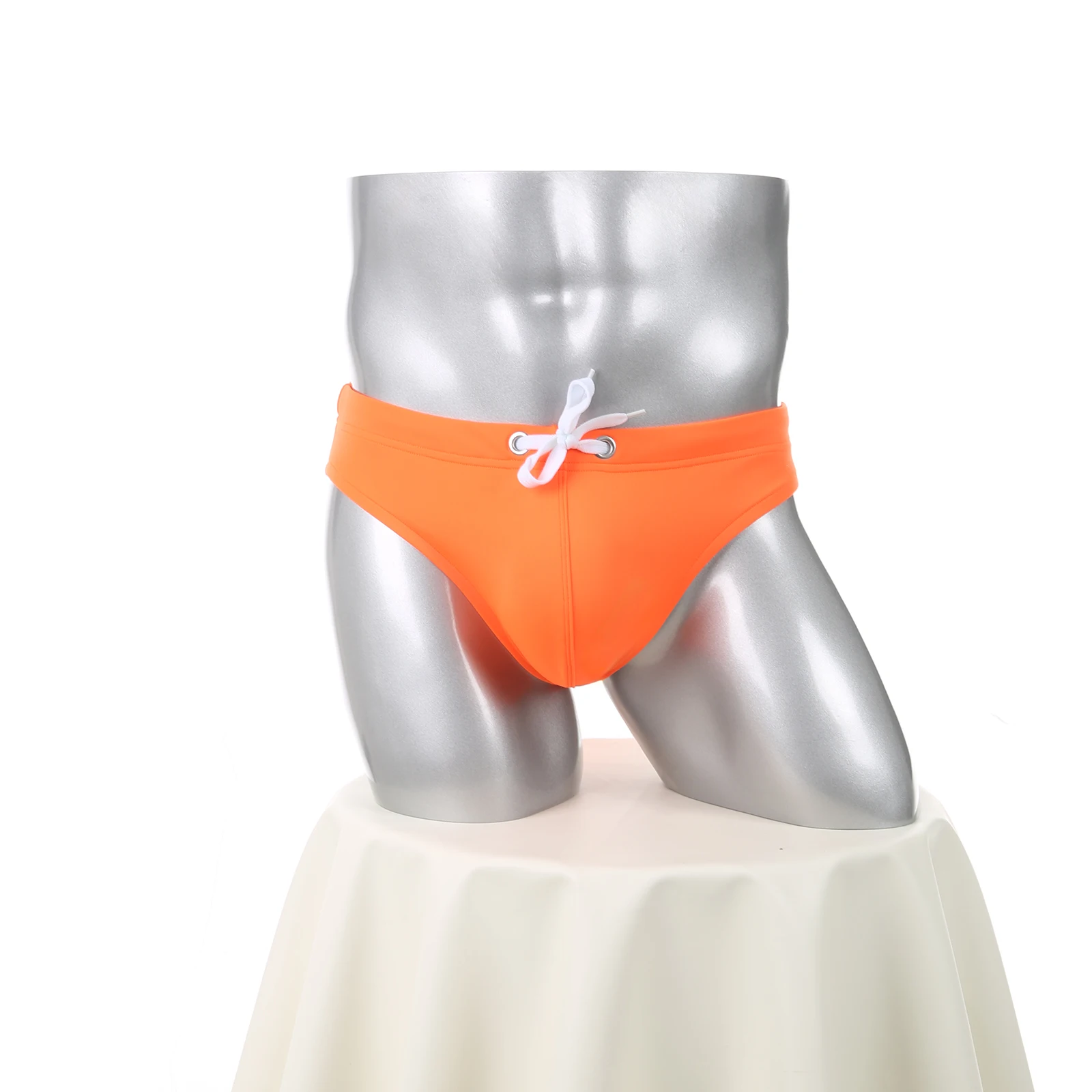 Herren-Slips mit niedriger Taille, Bikini-Unterwäsche mit Kordelzug, sexy Unterwäsche, weiche U-förmige Unterhose, lässiger Slip, klassisch für den Alltag – Detail 26