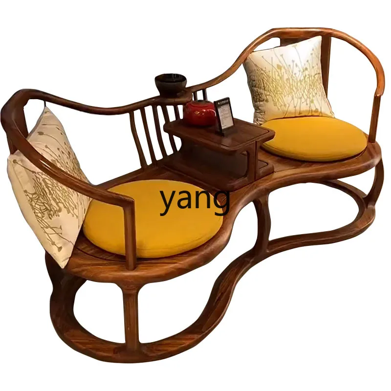 

LTT new Chinese ebony Arhat bed simple Zen solid wood chaise longue