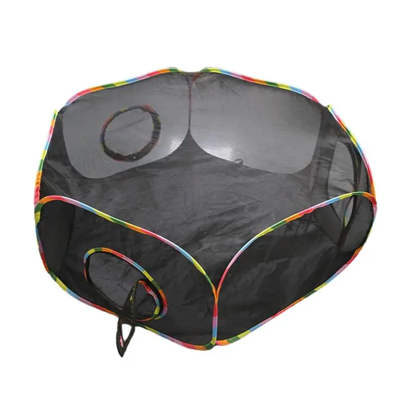 

Outdoor Cat Enclosure Breathable Mesh Animal Cage Tent Spacious Pet Playground Kennel For Animal Exercise Secure Fun Enjoyment