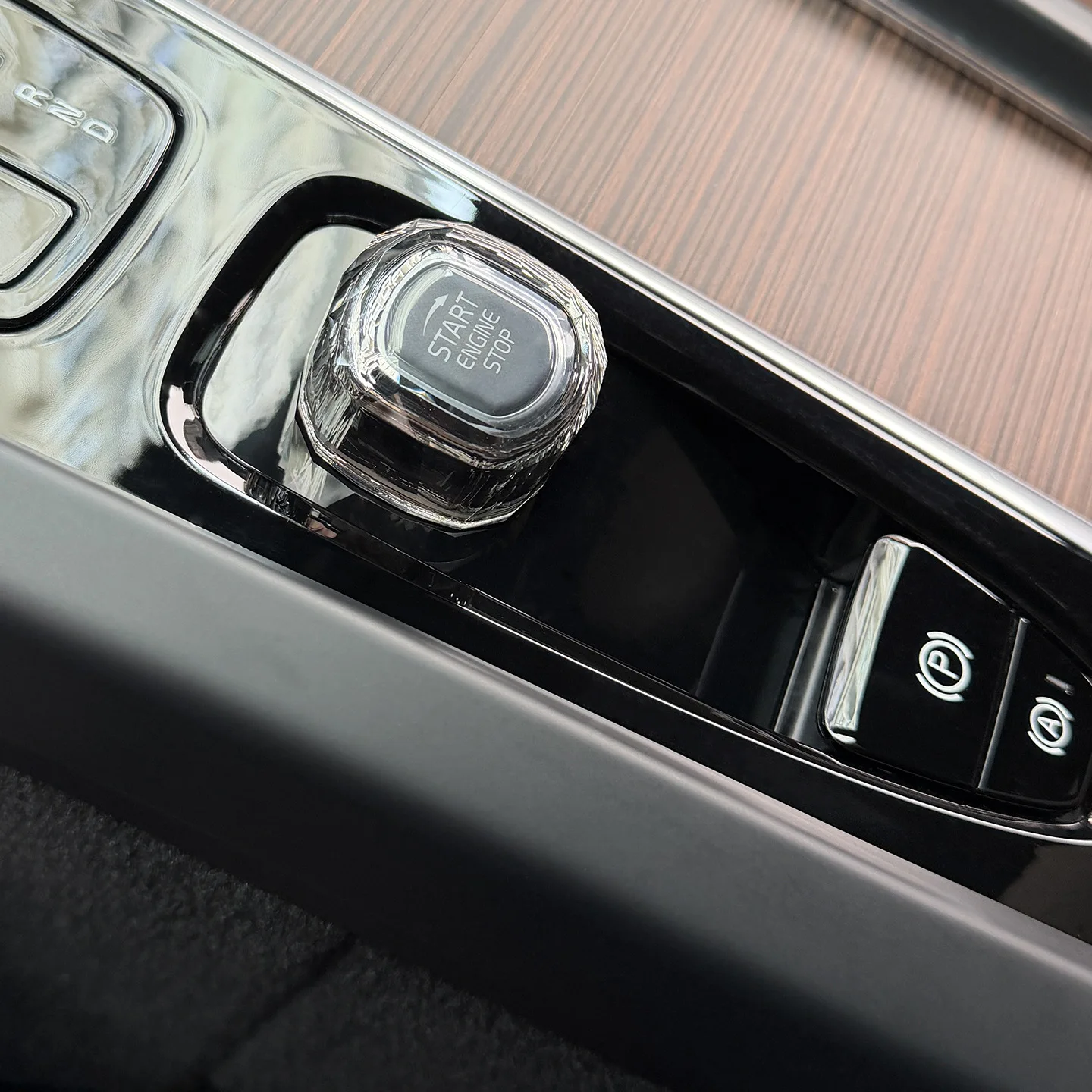 Ignition Button Click Start Knob Dashboard Decoration Material Glass Glass Construction Smooth Tactile Feel Ignition