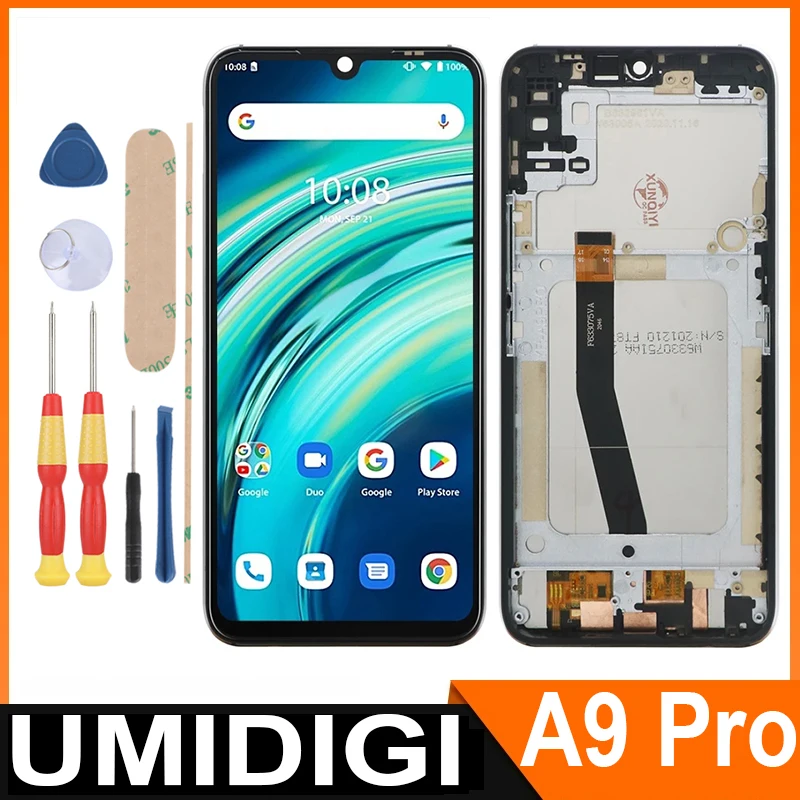 

For UMIDIGI A9 Pro/ 6.3" FHD+ LCD Display + Touch Screen+With Frame