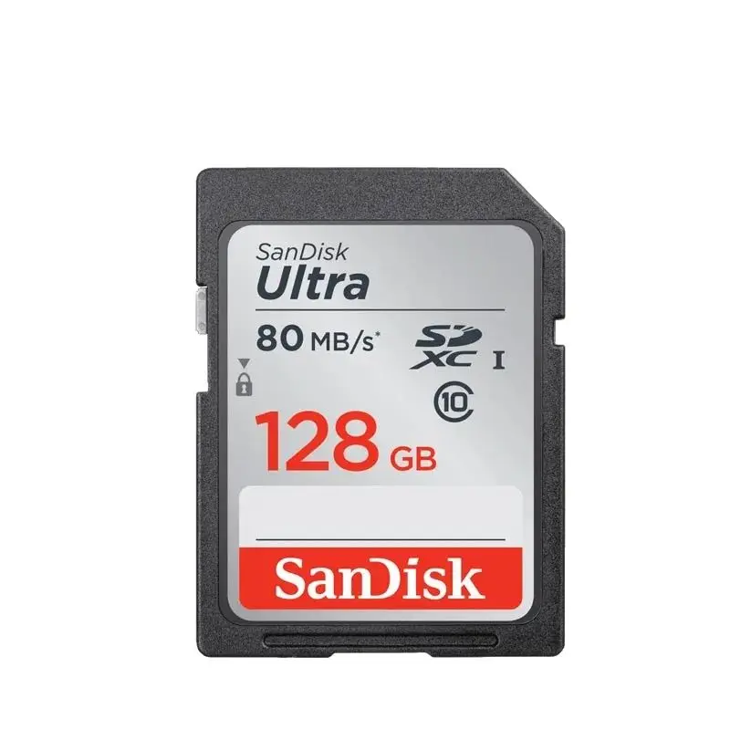 Sandisk SD-карта, класс 10, 128 ГБ, 64 ГБ, 32 ГБ, 16 ГБ, 256 ГБ