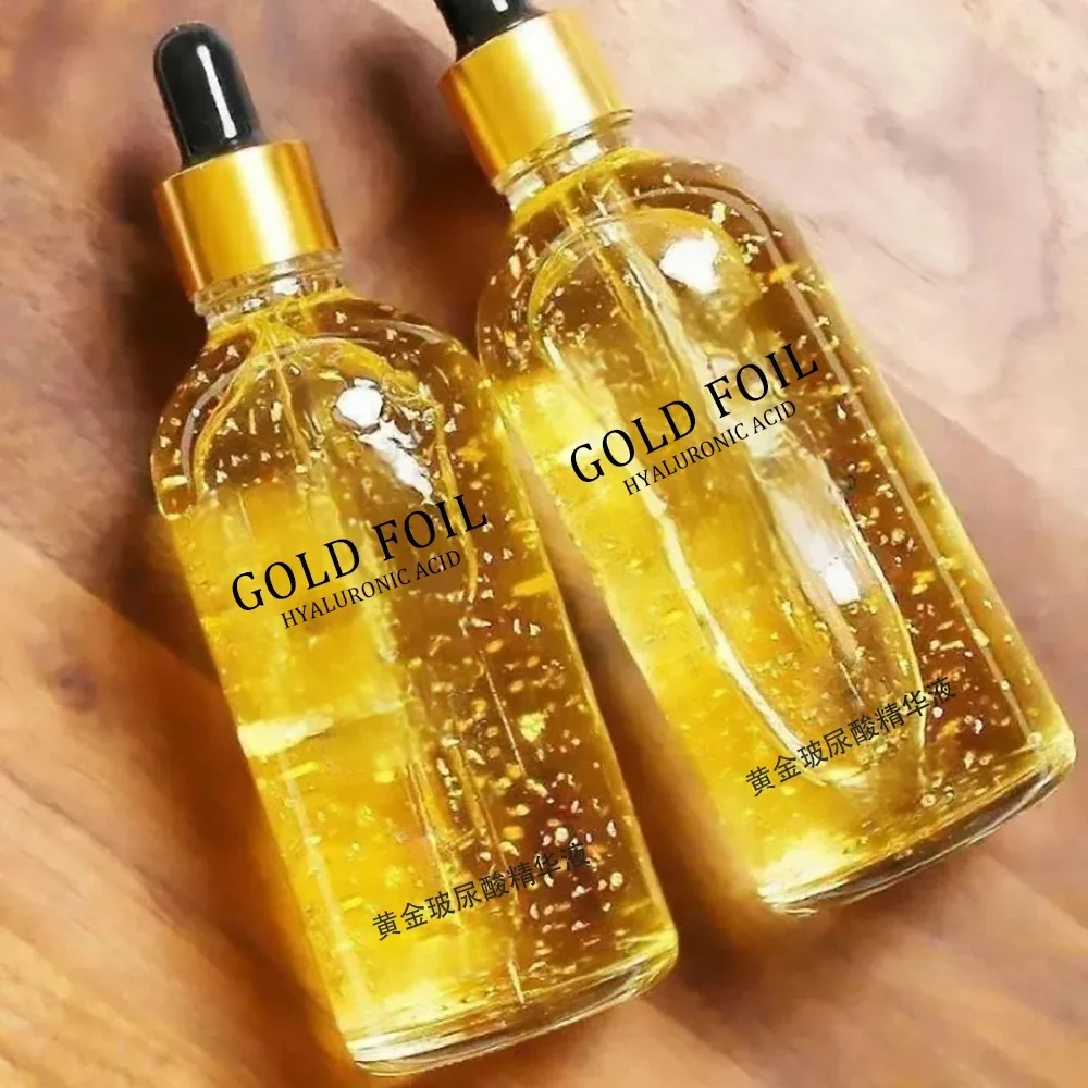 

100ml 24k Gold Hyaluronic Acid Nicotinamide Face Serum Anti Aging Facial Lifting Collagen Essence Skin Care Whitening Serum