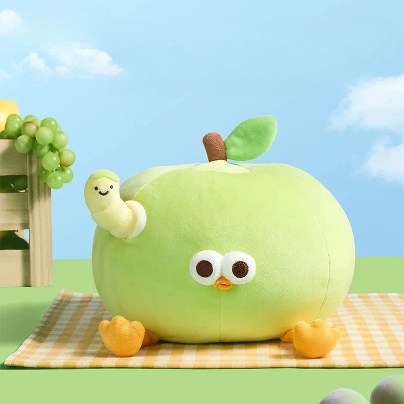 Nieuwe Originele DunDun Kip Pluche Speelgoed Kawaii Creatieve Fruit Pluche Pop Hanger Kussen Kinderen Verjaardag Kerstcadeau