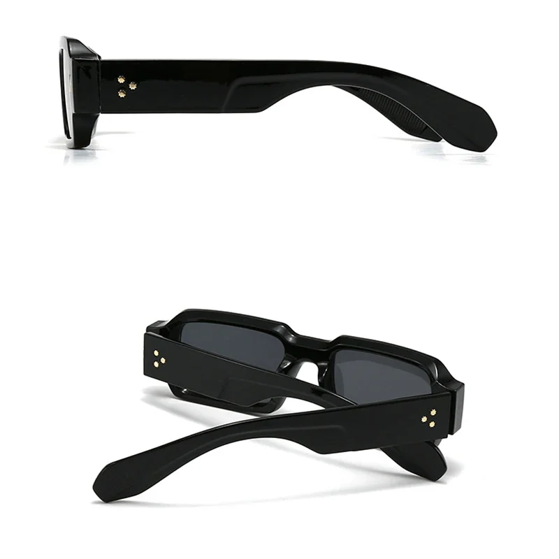 Luxury Brand Designer Square Classic Rivet Sunglasses Women For Men Male Trendy Sun Glasses Vintage Popular Punk Shades UV400