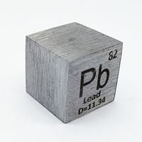 20mm Element lead Pb Cube  Density Cubes for Element Collection Metal Distillation Molar Mass 2cm  0.787\