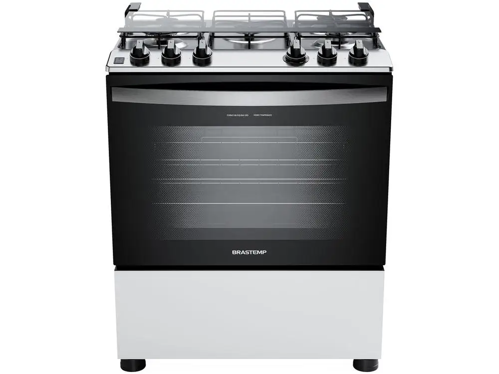 Fogão 5 Bocas Brastemp Branco BFS5NDB - Bivolt