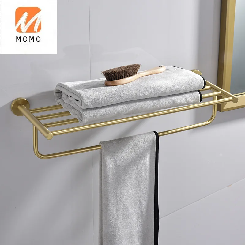 Bathroom Sanitary Ware And Accessories Shower Hanger Household Brushed Gold Series Hardware Set