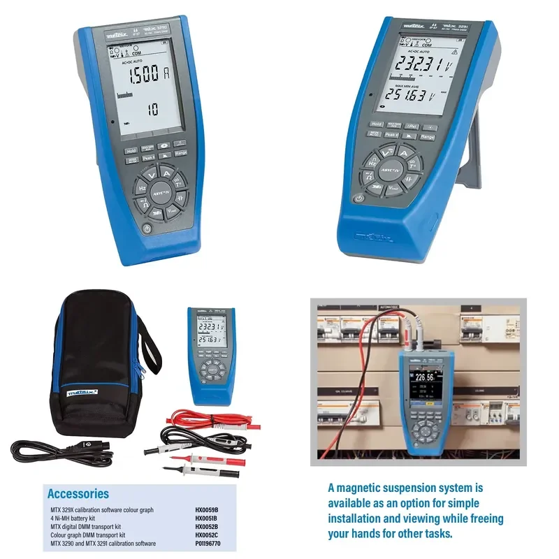 for CHAUVIN ARNOUX MTX3290 IP67 TRMS 20kHz Digital Multimeter Professional Electrical Testers and Measuring Tools