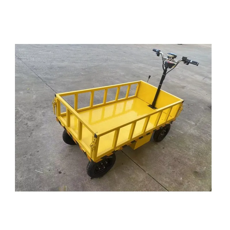 

Remote Control Automatic Flatbed Trolley 1 Ton Electric Flatbed Transport Car