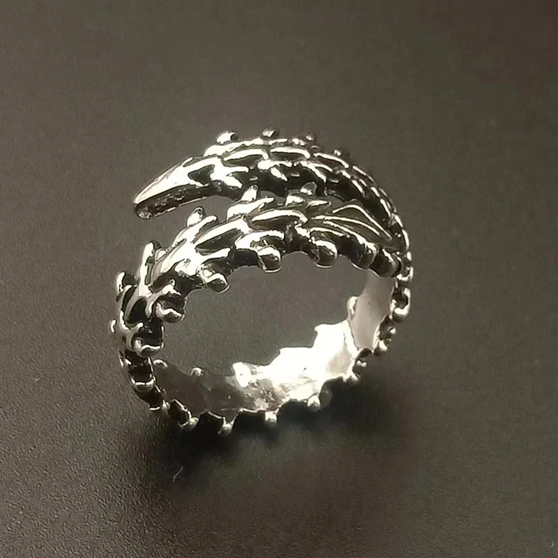 Vintage Kaneki Ken Centipede Opening Ring for Men Women Tokyo Ghouls Metal Finger Rings Anime Fans Cosplay Jewelry Accessories