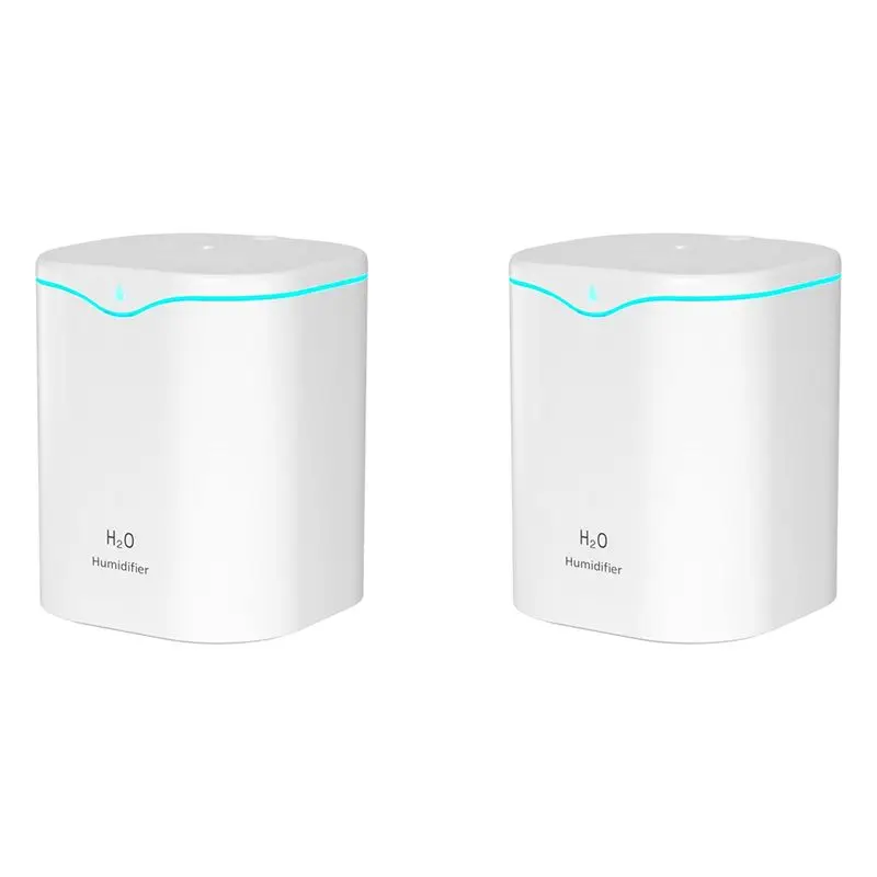 baam-2x-寝室用加湿器、22l-寝室用クールミスト加湿器、usb-ポータブルデスク加湿器、静かな超音波、ホワイト