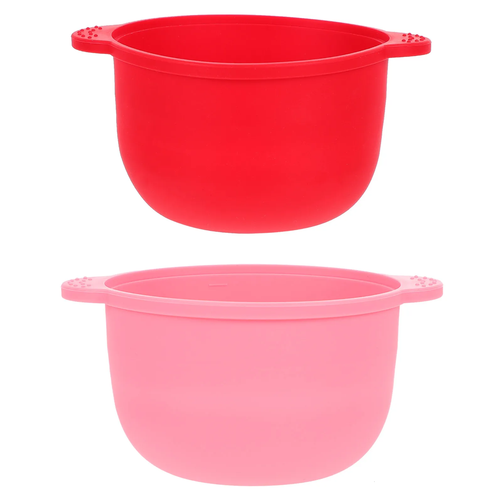 

2Pcs Silicone Wax Bowls Folding Hair Removal Waxing Pots Heat Resistant Wax Bean Melting Bowls Home Waxing Supplies