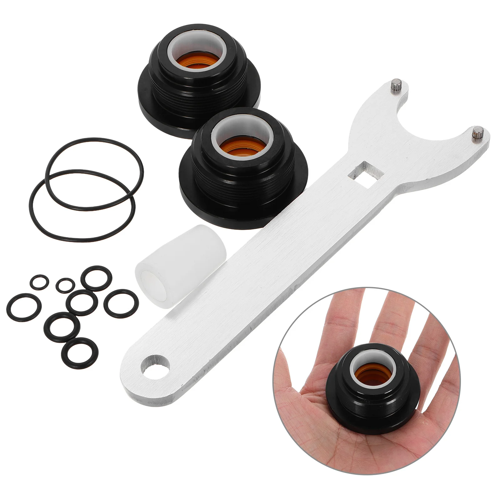 

Комплект для замены уплотнений гидроцилиндра рулевого управления (передний) и инструмент для прокачки гидравлической системы лодок