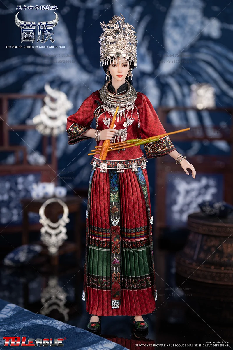 Hot Sales TBLeague PL2025-235 1/6 Scale Miaojiang Woman Ethnic Minority Culture  Full Set 12-inch Movable Action Figure Soldier