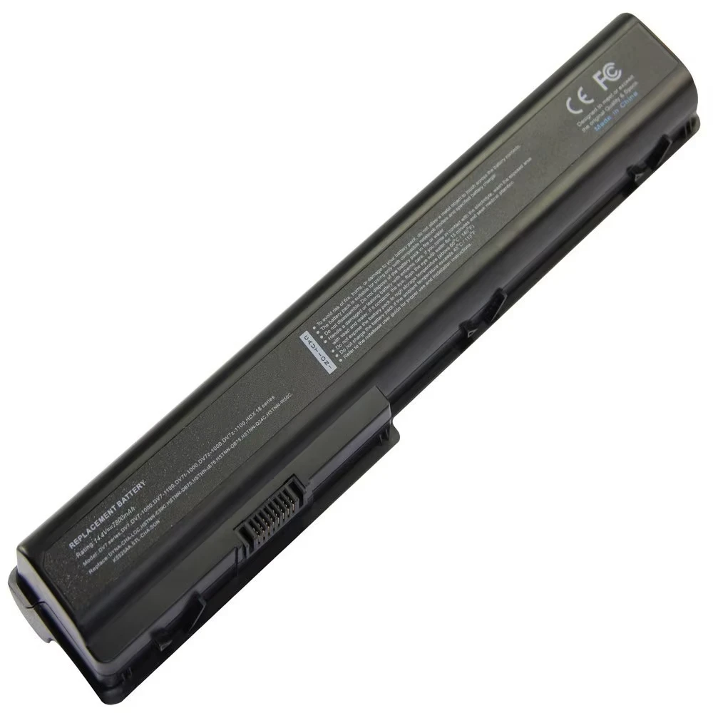 DV7 DV8 14.4V 6600mAh Laptop Battery For HP HDX X18 HSTNN-XB75 HSTNN-DB75 HSTNN-OB75 480385-001 464059-141 DV7-1130US