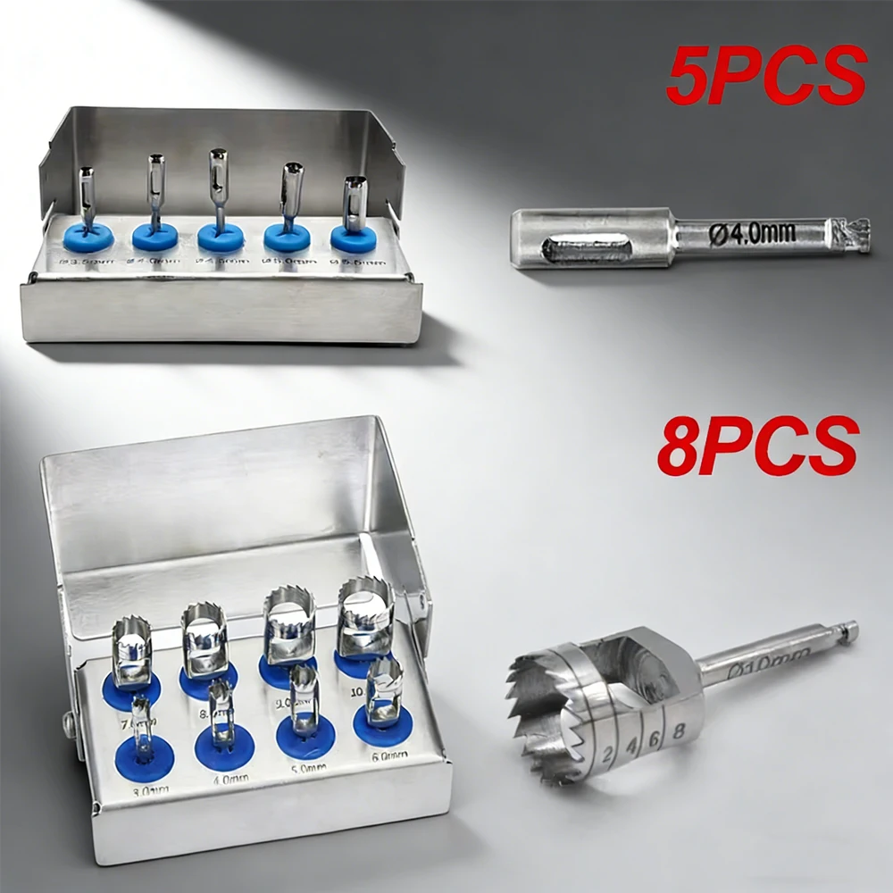 

Стоматологический набор для имплантации: трефина, бор для дентальной хирургии, низкоскоростной наконечник, стоматологический инструмент