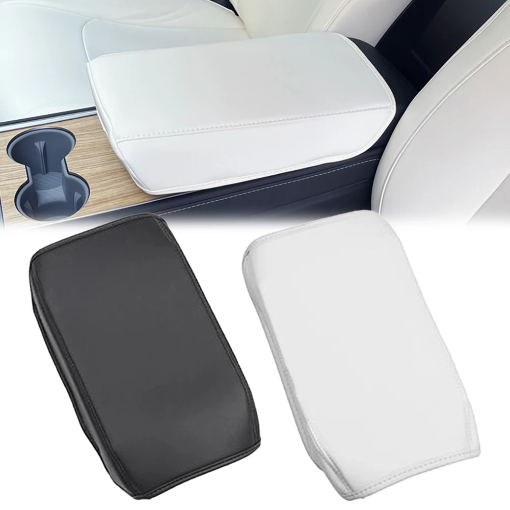 Car Center Console Armrest Cover For Tesla For Model 3 For Model Y 2017-2023 ABS Car Armrest Box Protective Cover Black White