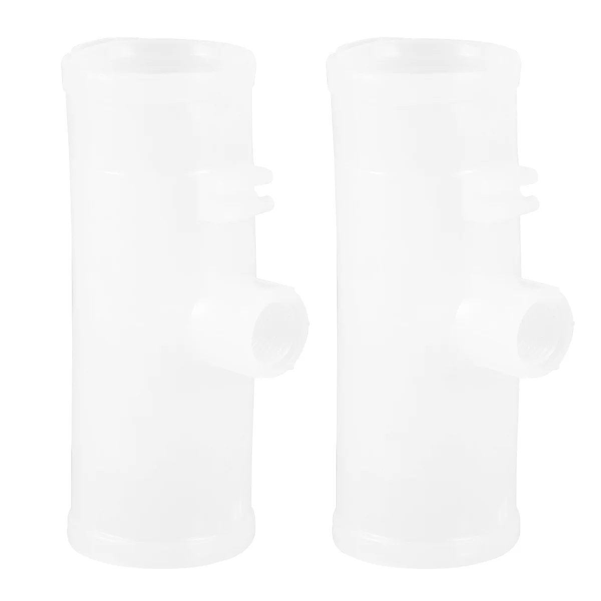 

20Pcs Tee Water Pipes Bird Drinker 7.5cm Farm Waterer Supplies for Chickens Pigeons Quail Save Time Farm Water System